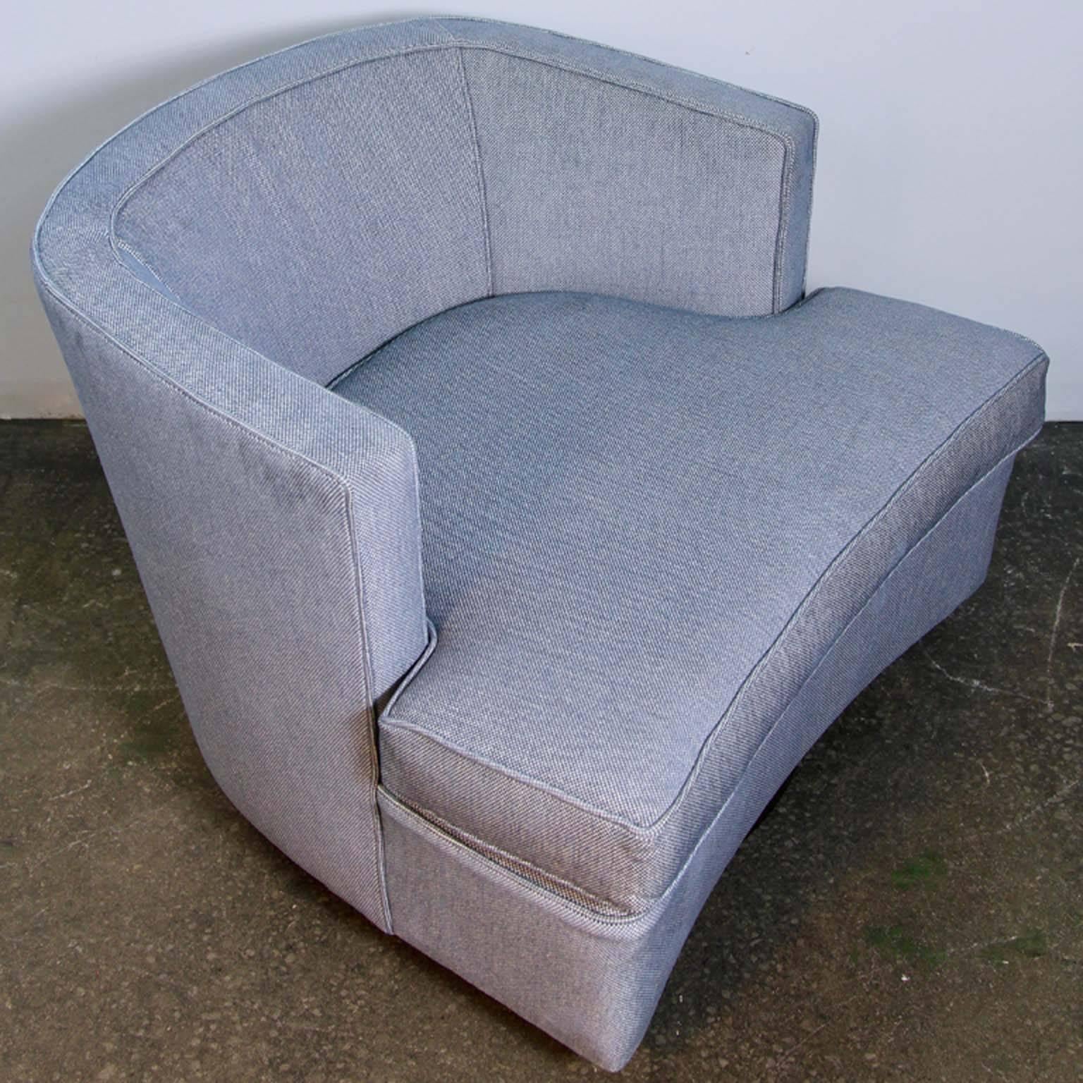 Harvey Probber Swivel Barrel Back Chairs Mid-Century Modern For Sale 2