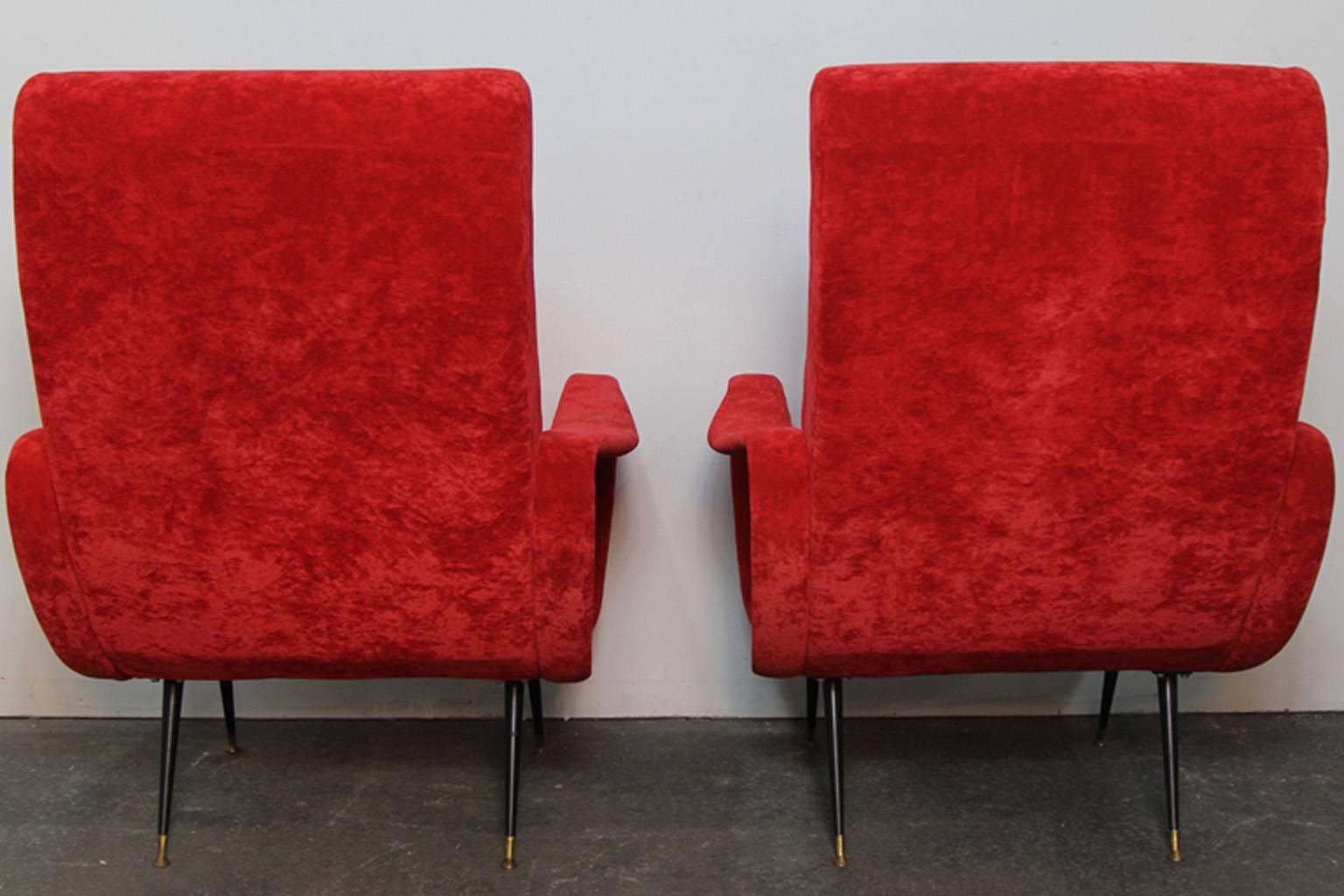 red velvet chair for sale