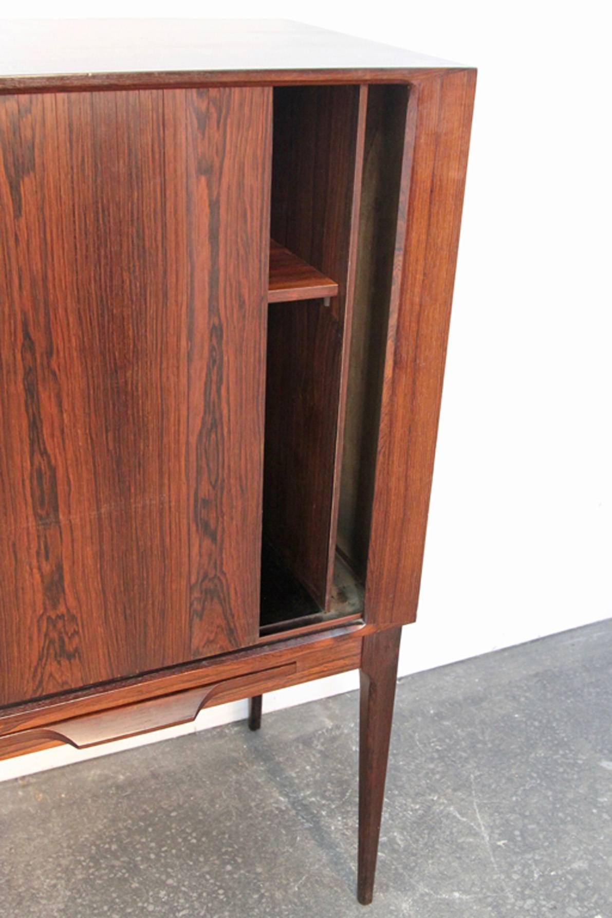 20th Century Kurt Ostervig Rosewood Bar Cabinet