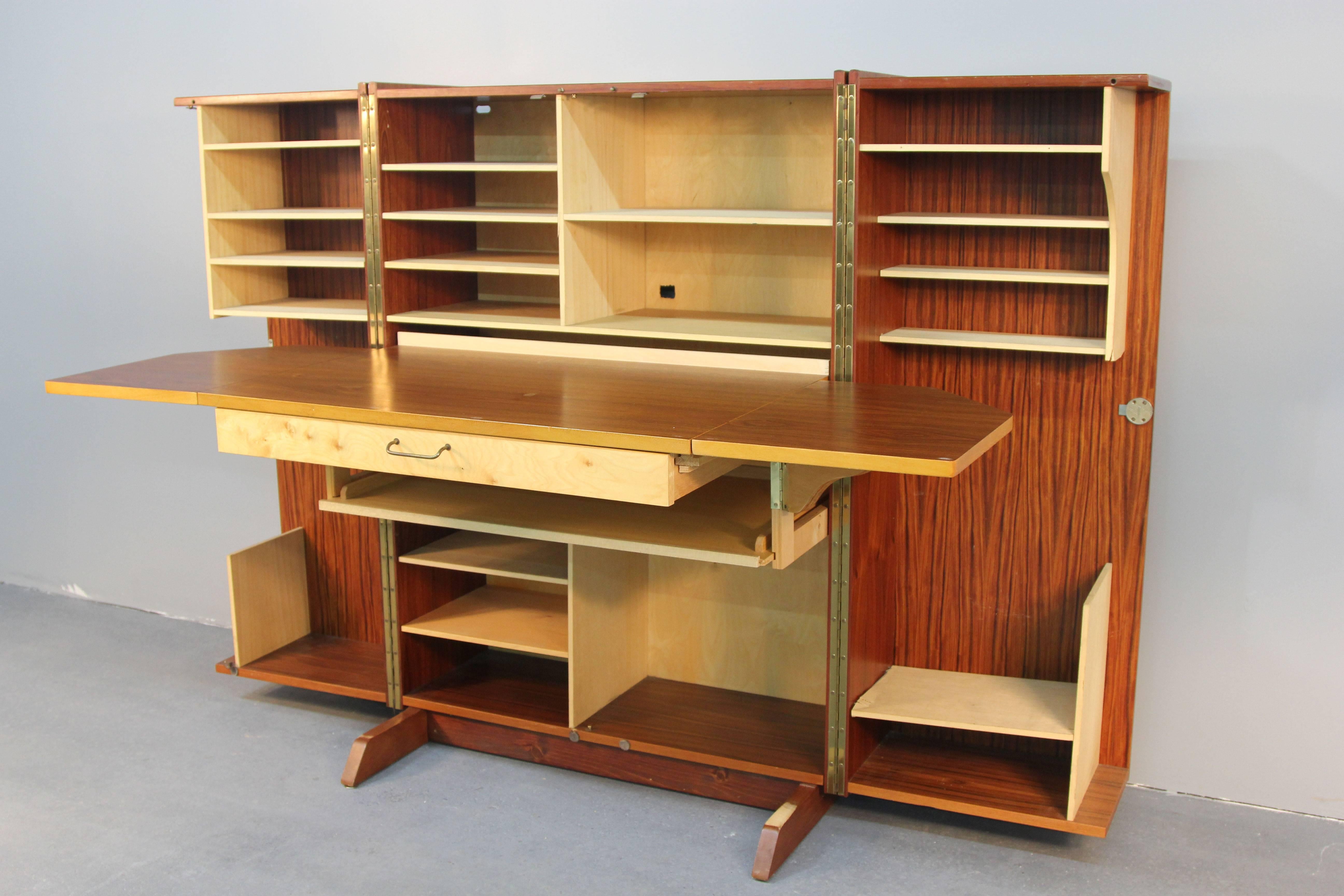 Teak Modern Wooton Desk In Good Condition In Bridport, CT