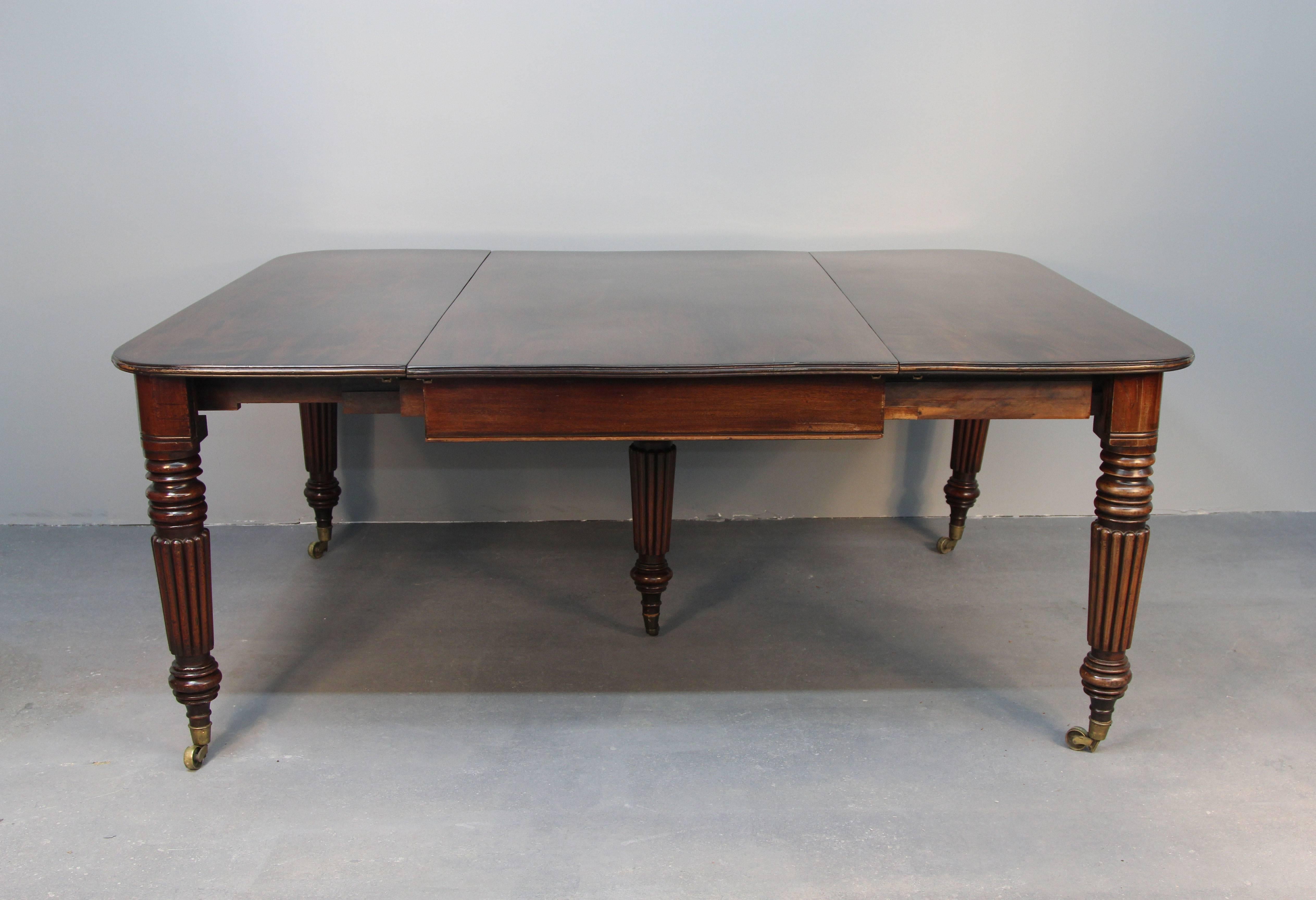 Mahogany George III Dining Table For Sale