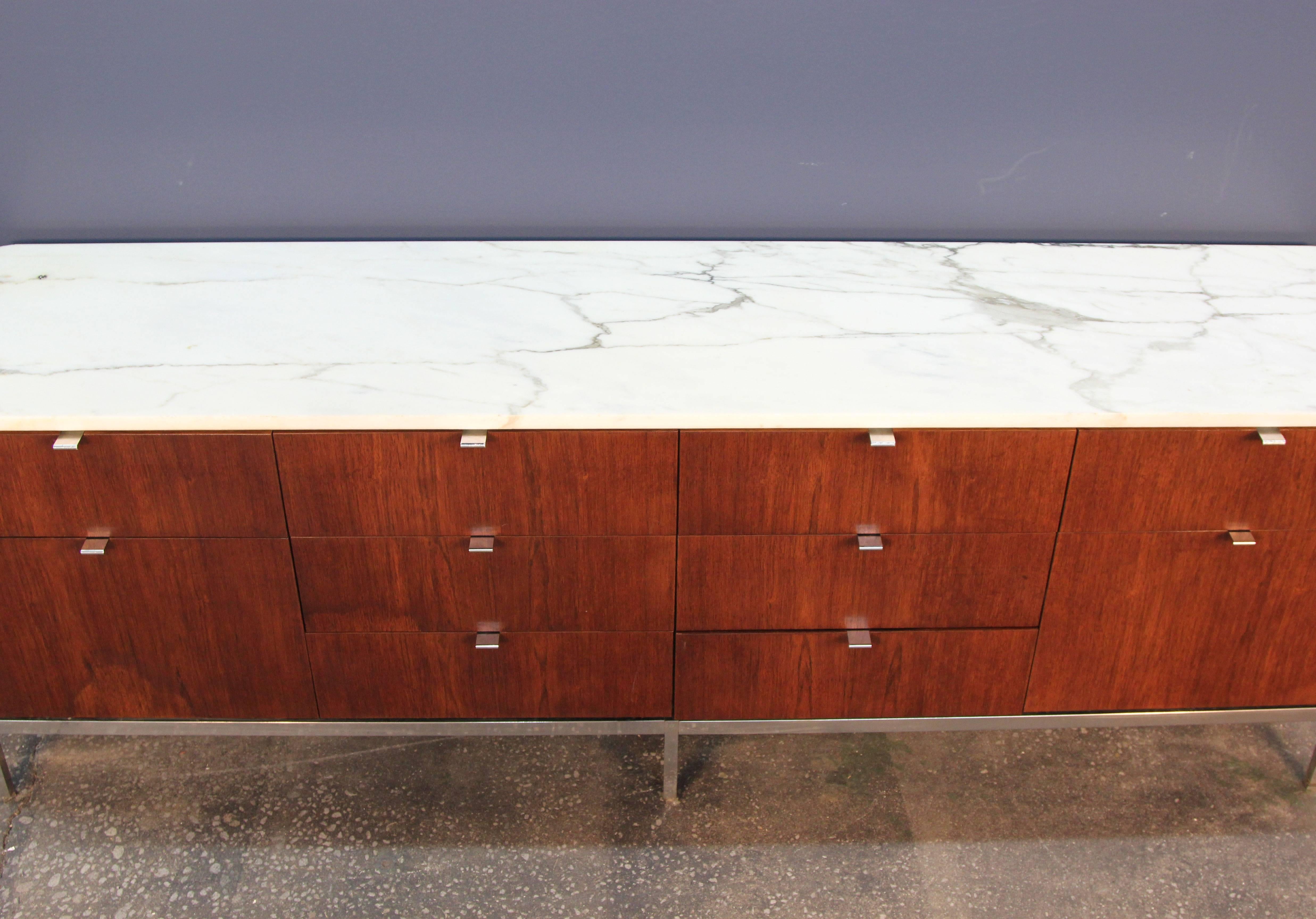 credenza marble top