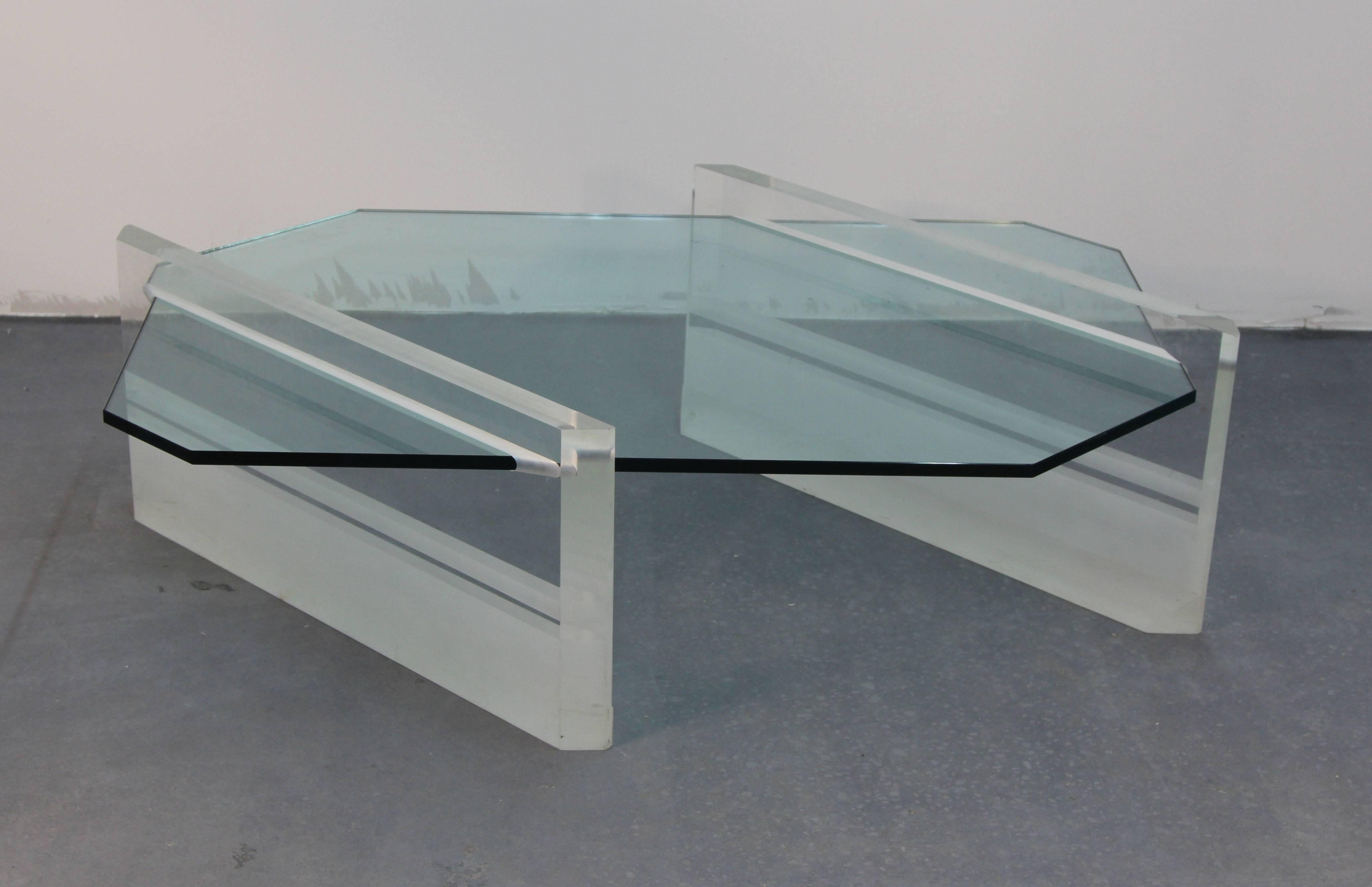 marble coffee table with glass top asymmetric