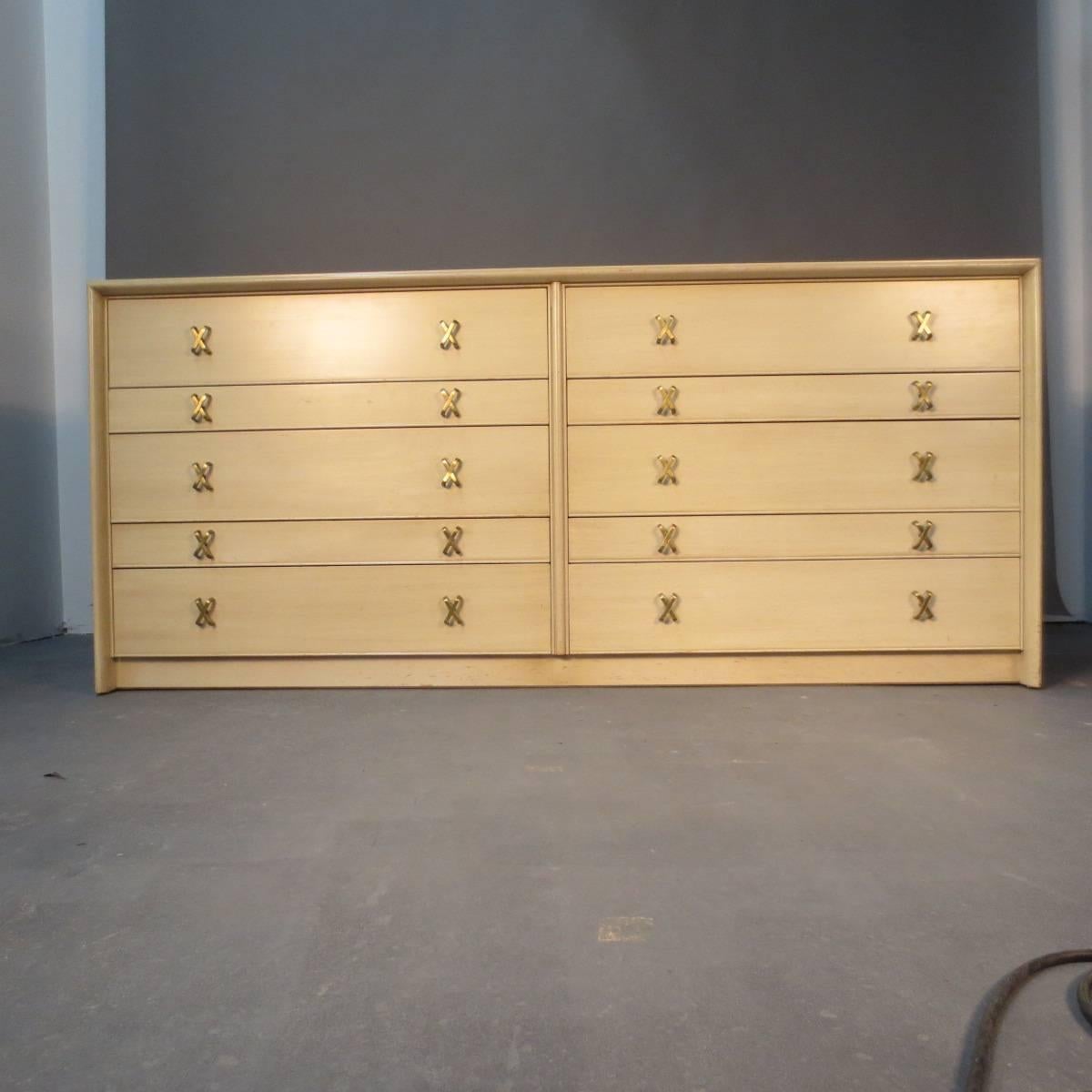 Paul Frankl Ten-Drawer Dresser or Credenza For Sale 2