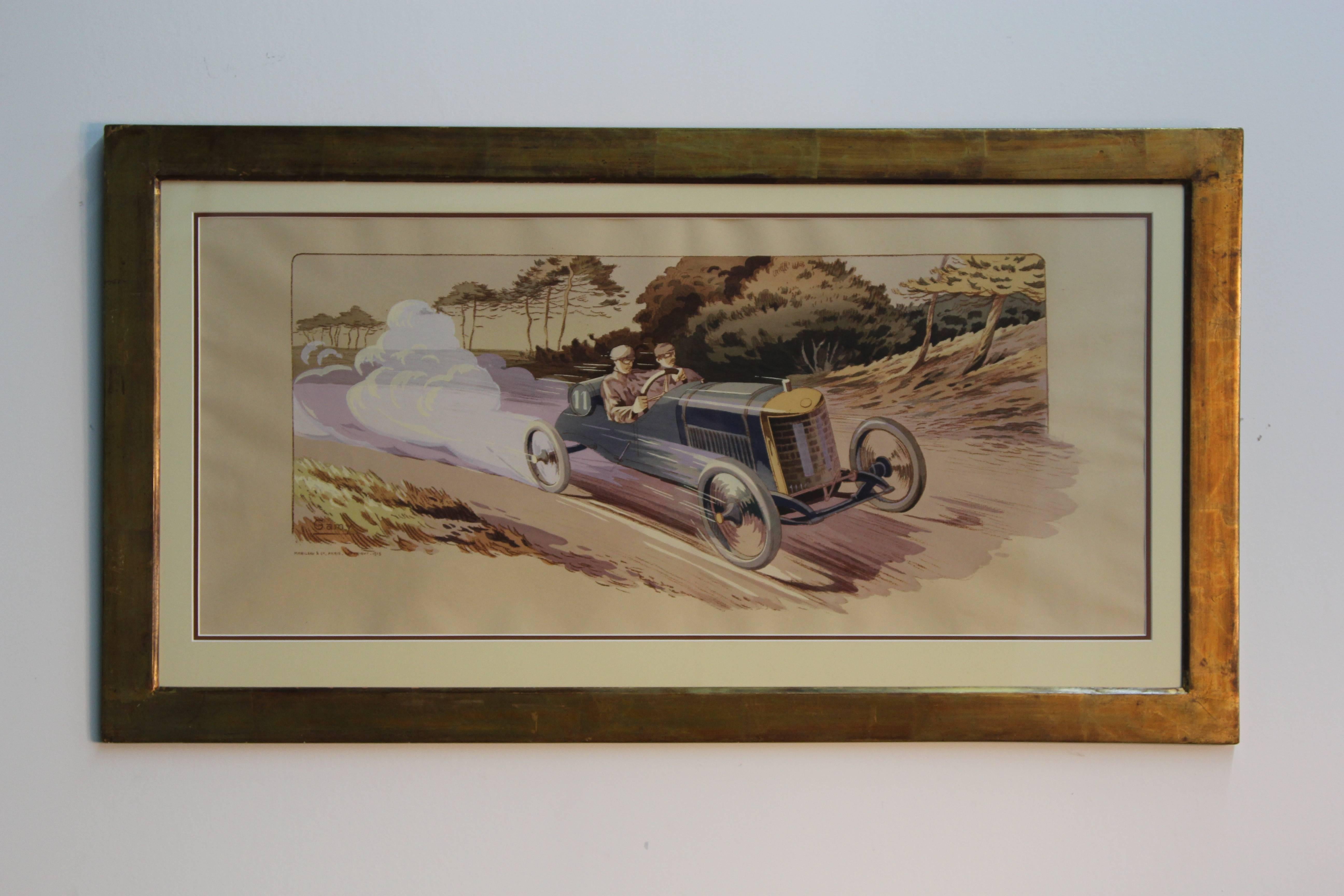 20th Century Vintage Set of French Mobility Lithographs For Sale