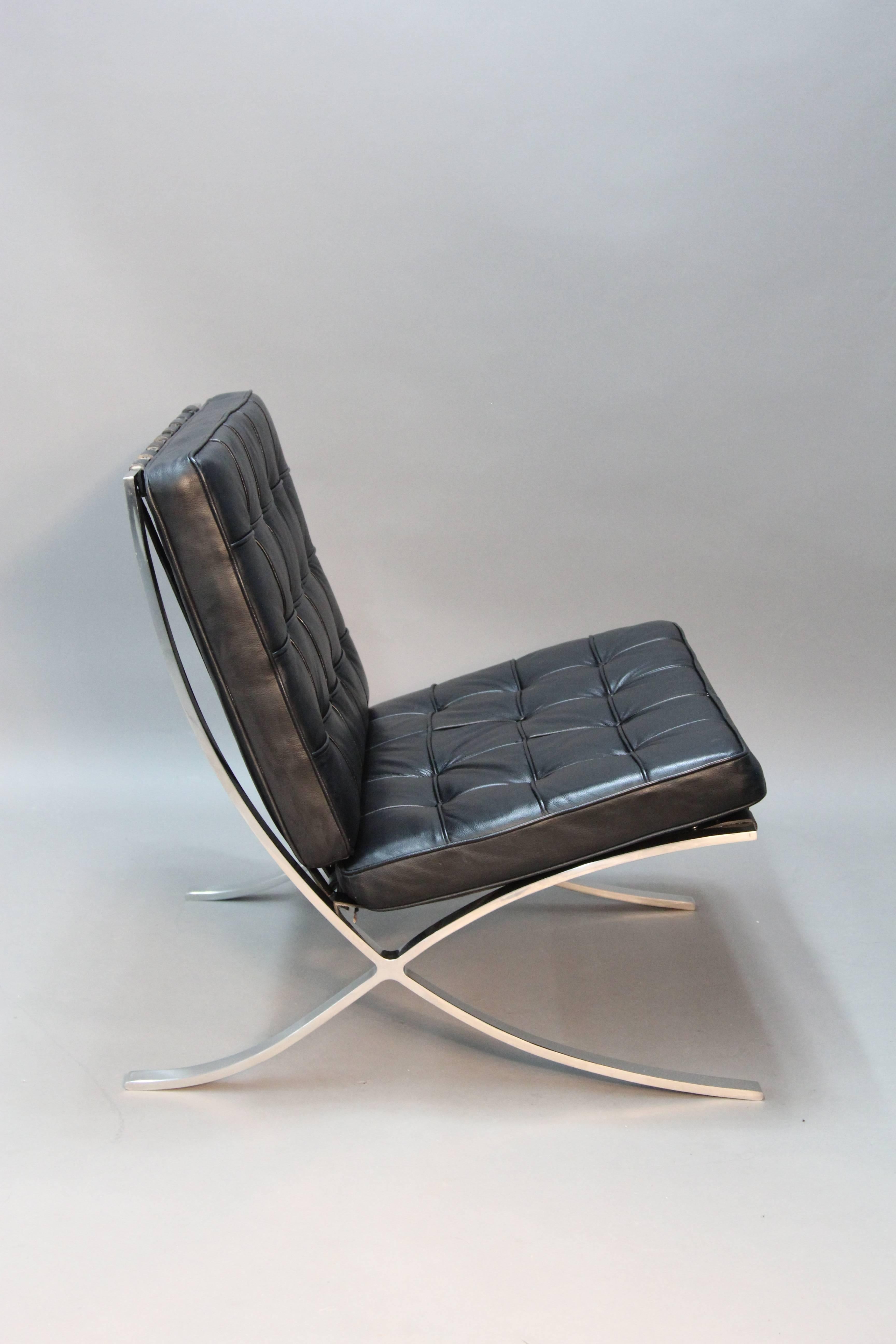 Mid-20th Century Vintage Barcelona Chairs by Mies Van Der Rohe For Sale