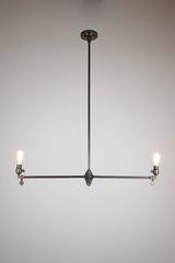 Original Industrial Gas Light Fixture, circa 1885 by Archer & Pancoast