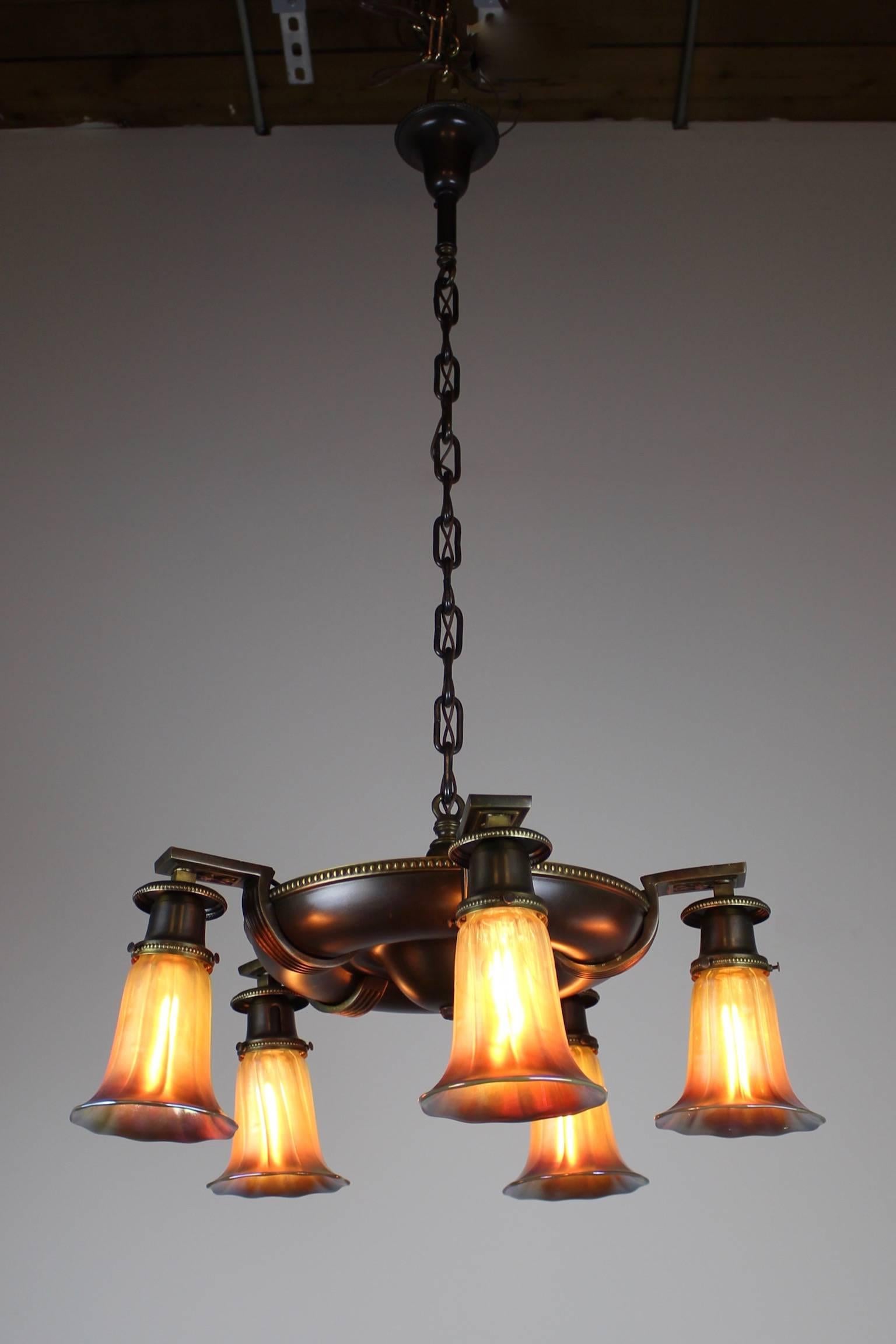 Classical Revival Fixture by Shapiro & Aronson For Sale 3