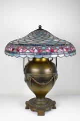 Tiffany Style Table Lamp by Edward Miller & Co.