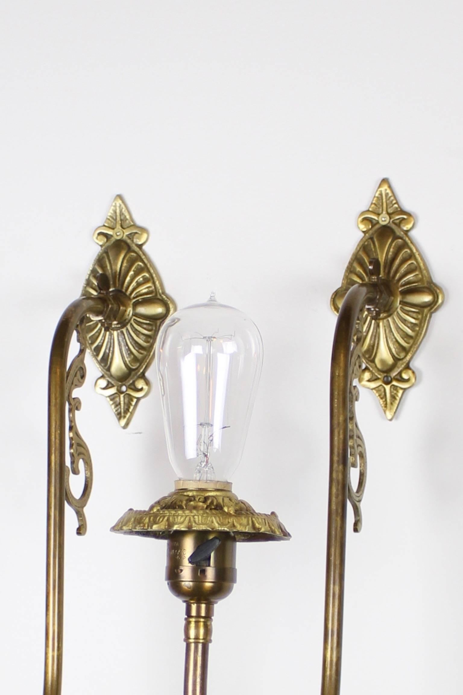 Converted Gas-Electric Victorian Wall Sconces In Excellent Condition For Sale In Vancouver, BC