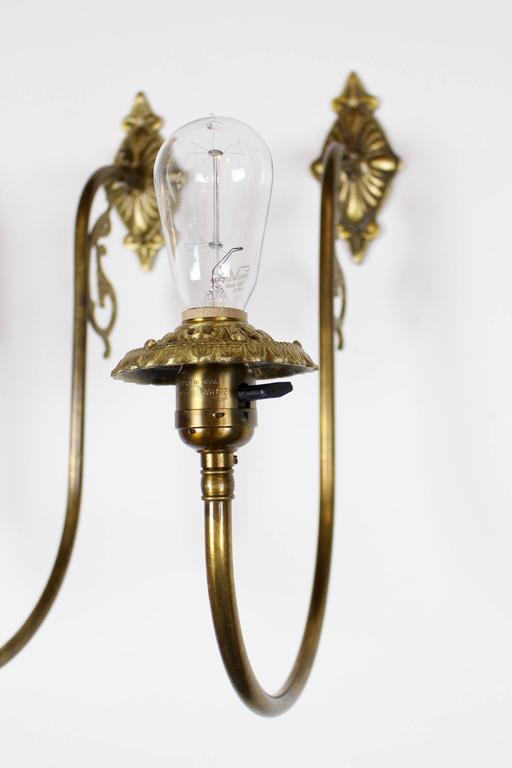 Converted Gas-Electric Victorian Wall Sconces For Sale at 1stdibs