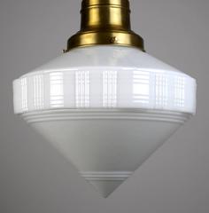 Pendant Fixture with Crossed Arrows Motif