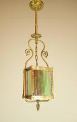 Victorian Gas Hall Harp Fixture