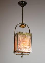 Victorian Gas Hall Harp Fixture