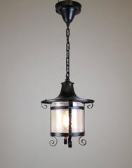 Wrought Iron Arts & Crafts Porch Light