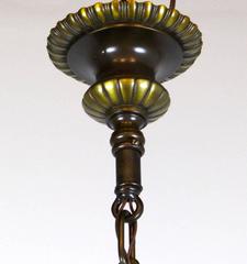 Beardslee Crown Pendant with Brown Shade