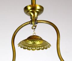 Converted Gas Hall Lantern Fixture