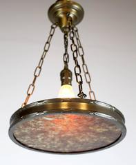 Mica Based Single Bulb Ring Fixture