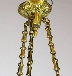 Three-Light Shower Fixture with Crystals