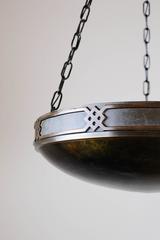 Arts and Crafts Copper Bowl Fixture