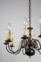 Dutch Colonial Ten-Light Fixture, circa 1940s