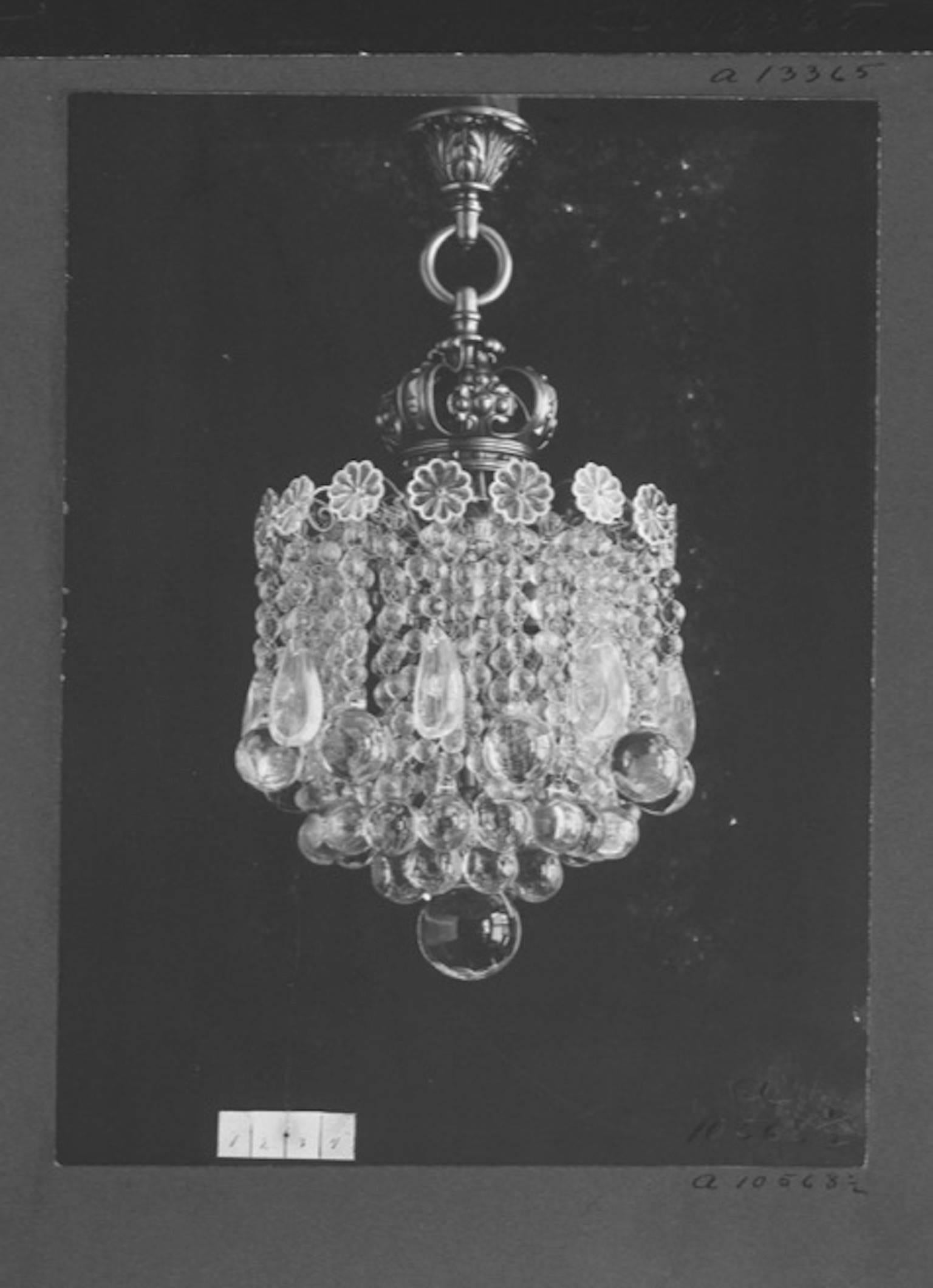Crystal Chandelier by E. F. Caldwell For Sale 3