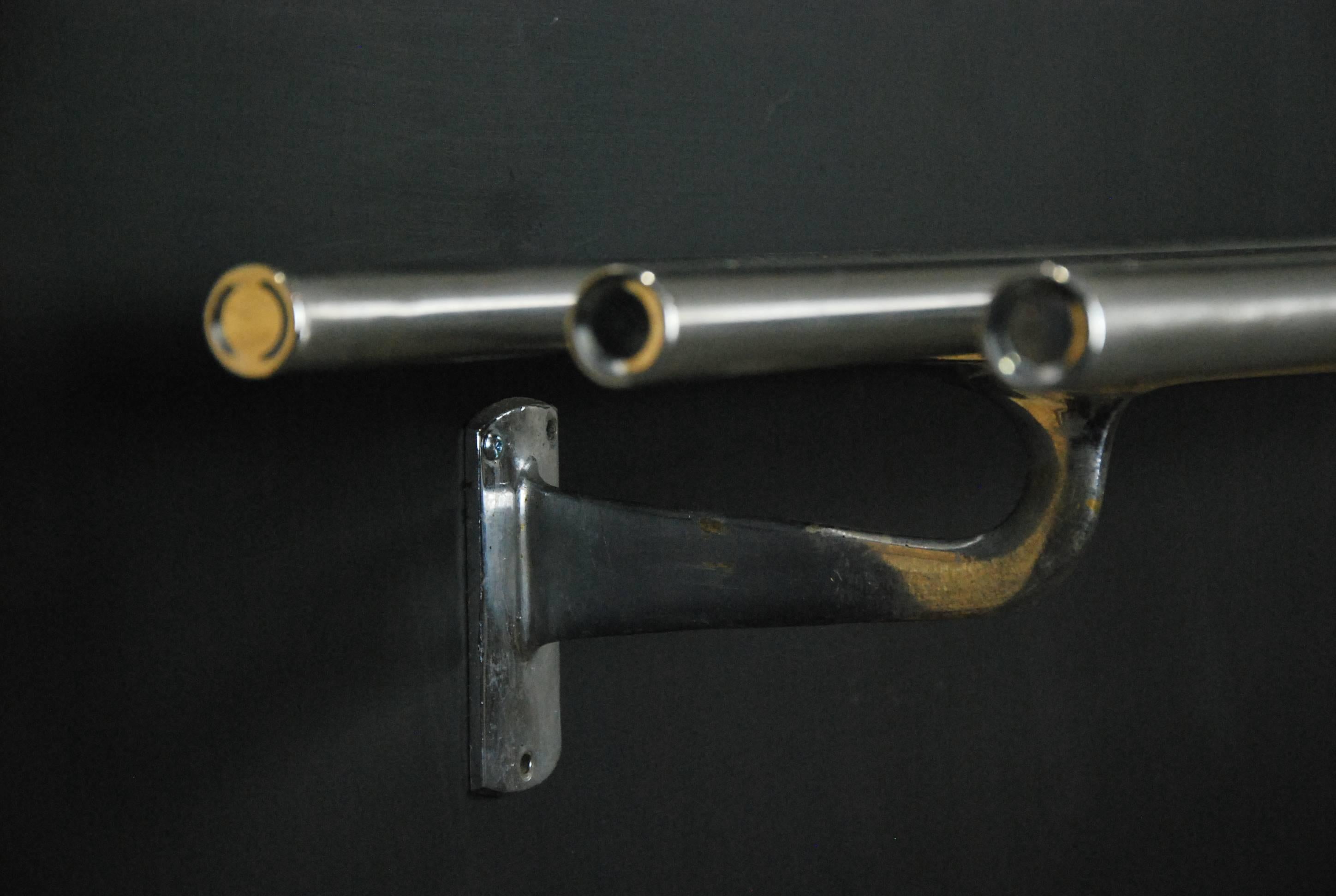 Canadian 1950 Wall-Mounted Railway Luggage Racks