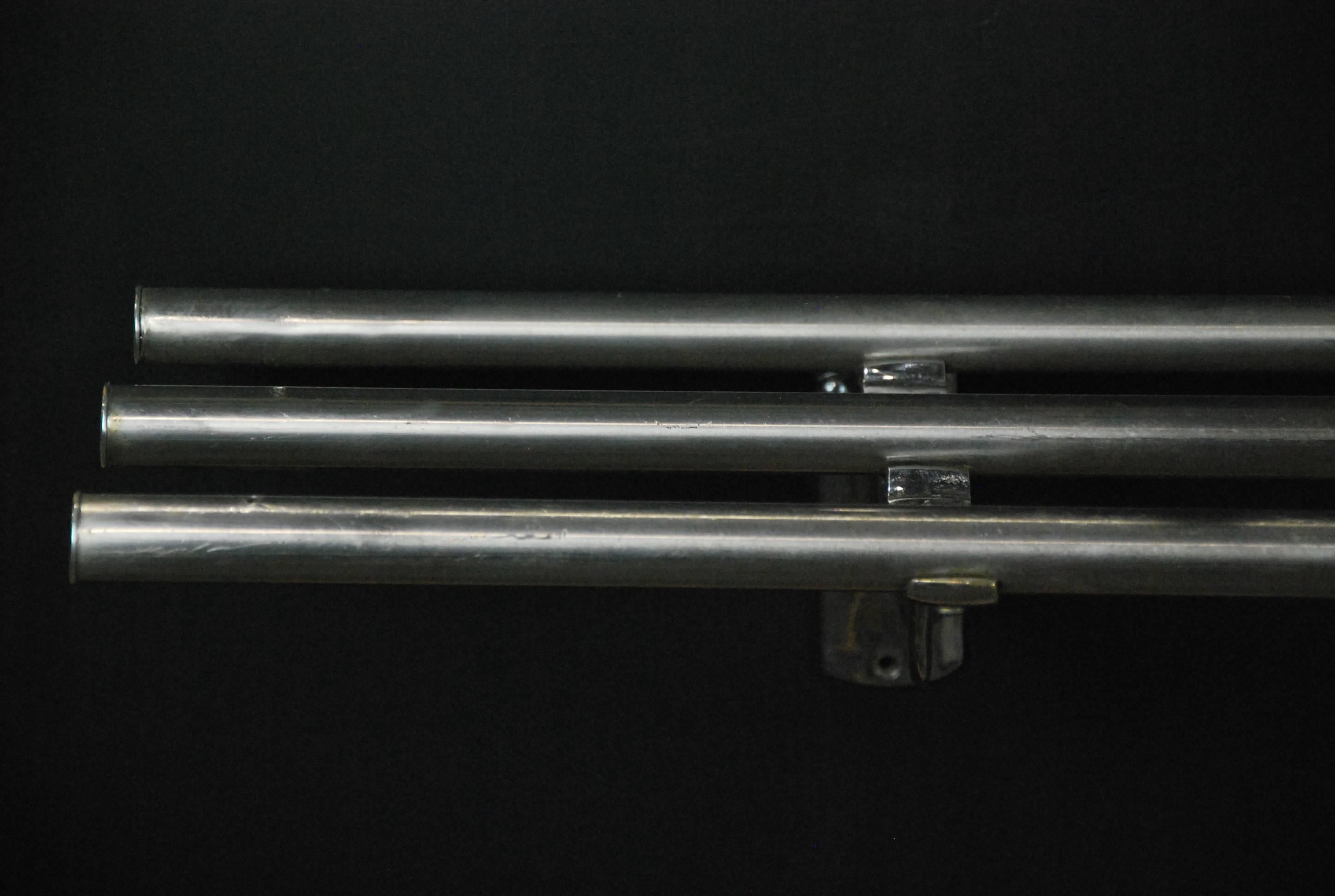 Mid-Century Modern 1950 Wall-Mounted Railway Luggage Racks