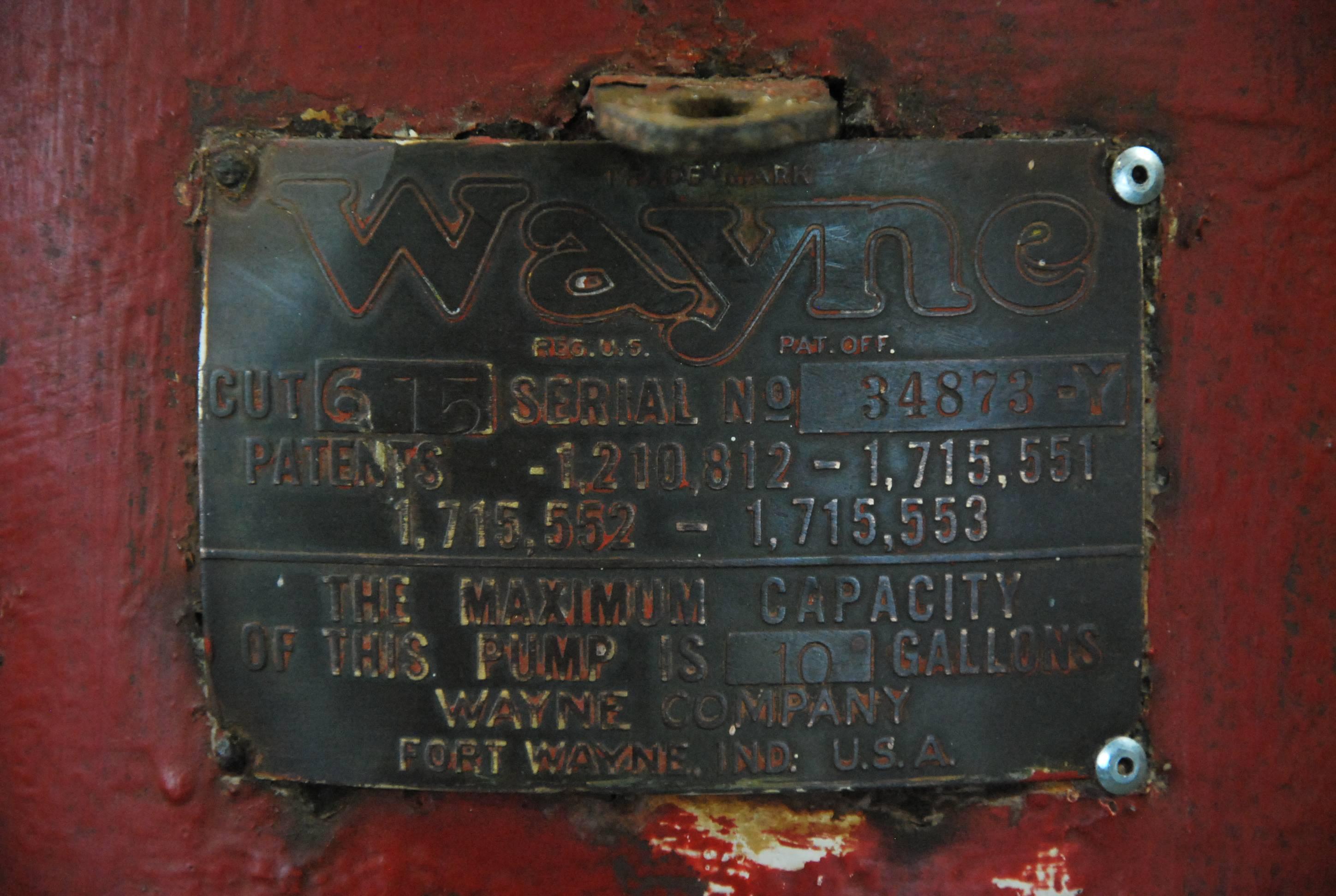 Machine Age 1920s American Wayne Visible Gas Pump
