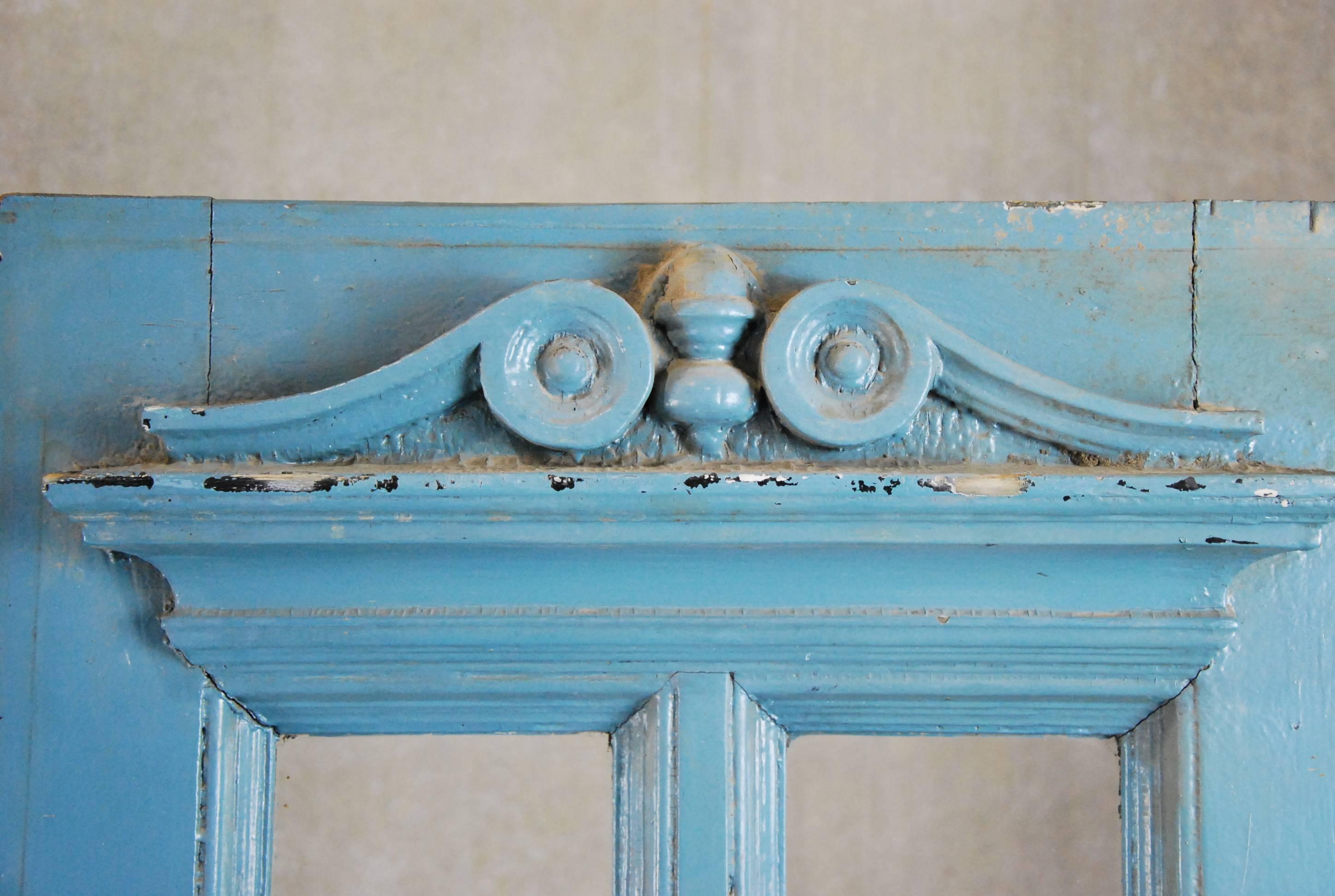 Regency Revival 19th Century Montreal Set of Front Entry Doors