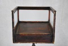 19th Century Hostess Stand on Cast-Iron Base