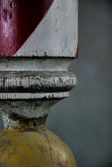 19th Century Wooden Barber Pole