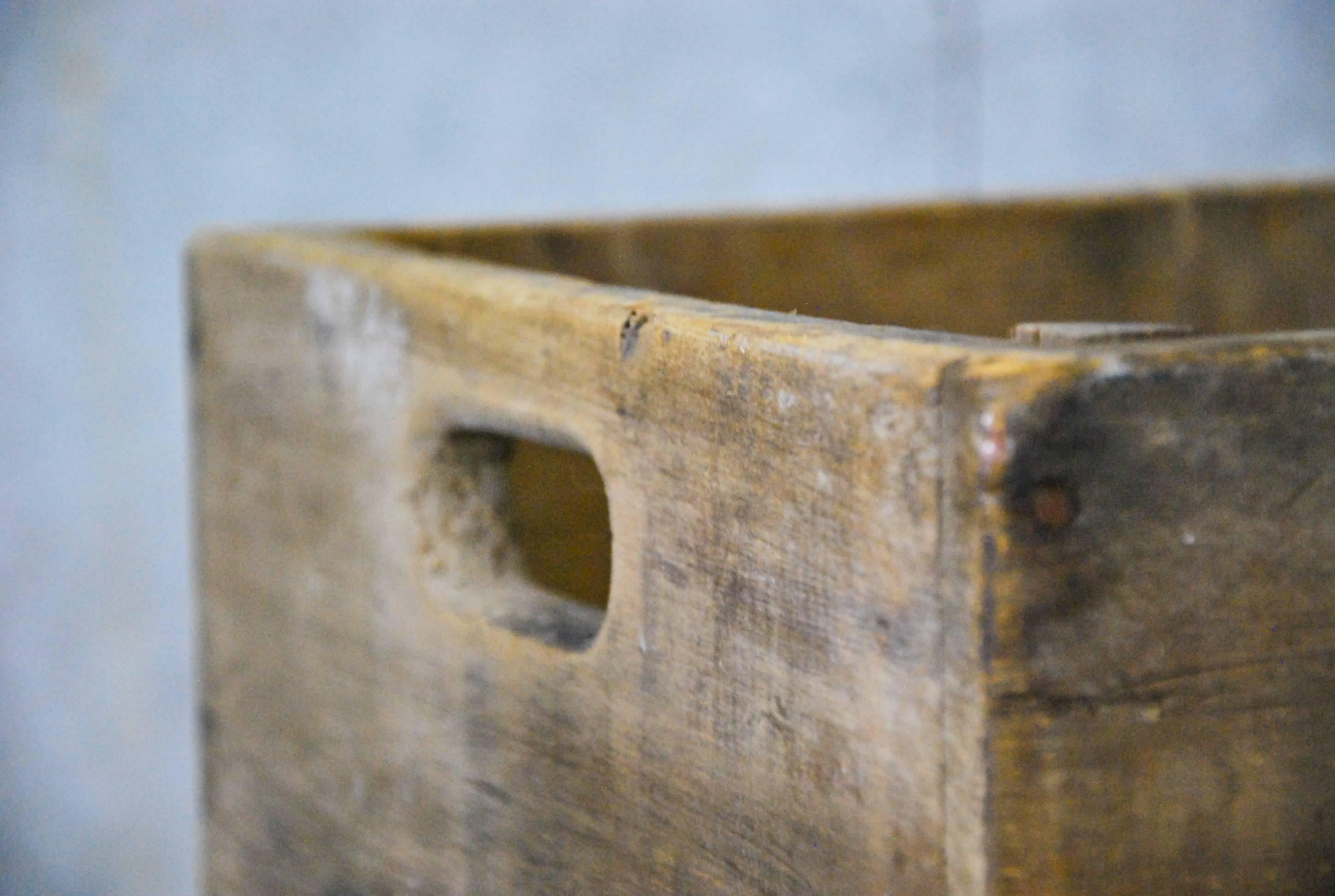 Canadian 19th Century Wooden Bins from an Old Mill