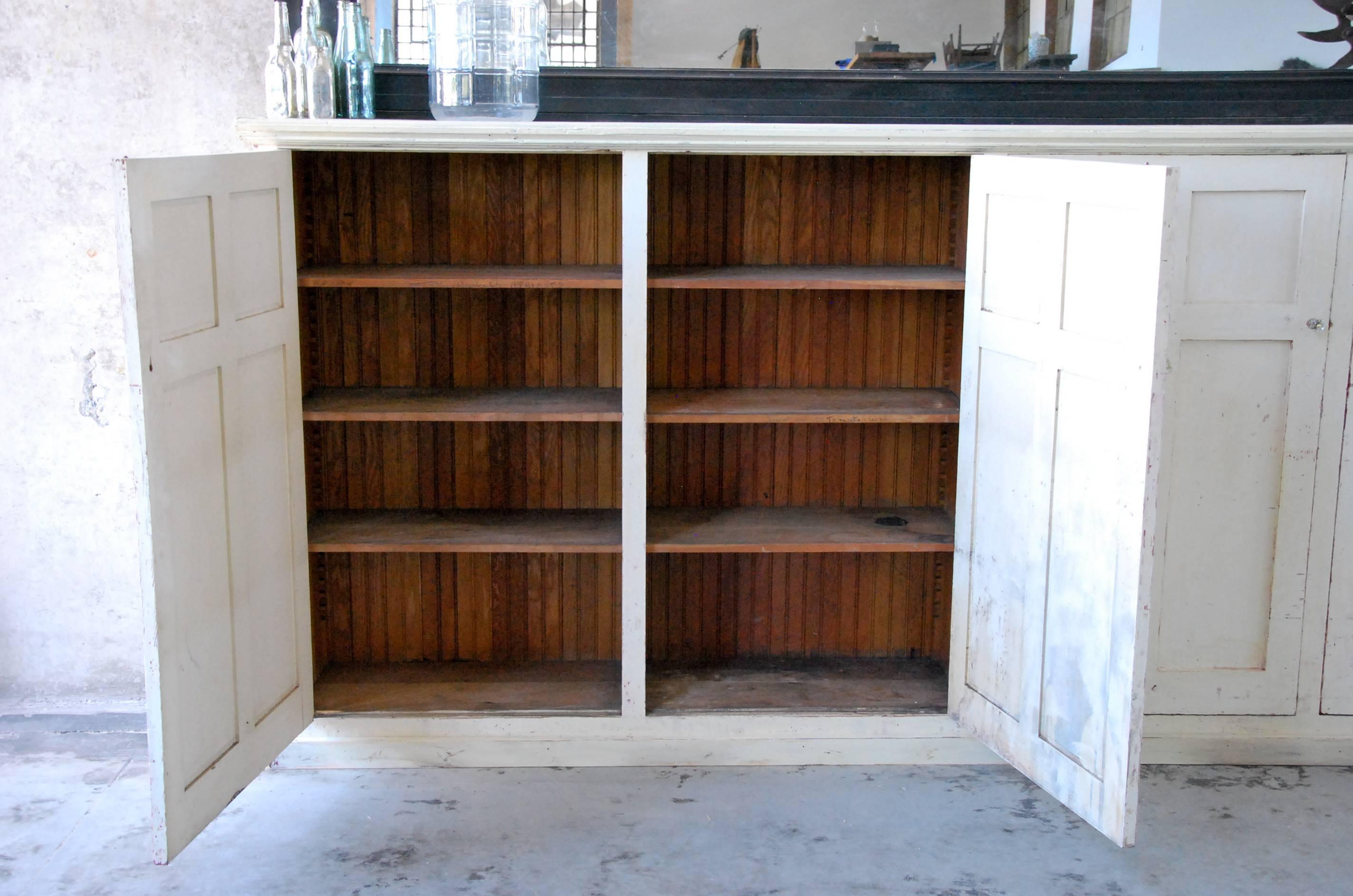 American 1920 Large Mercantile Mult-Door Storage Cabinet