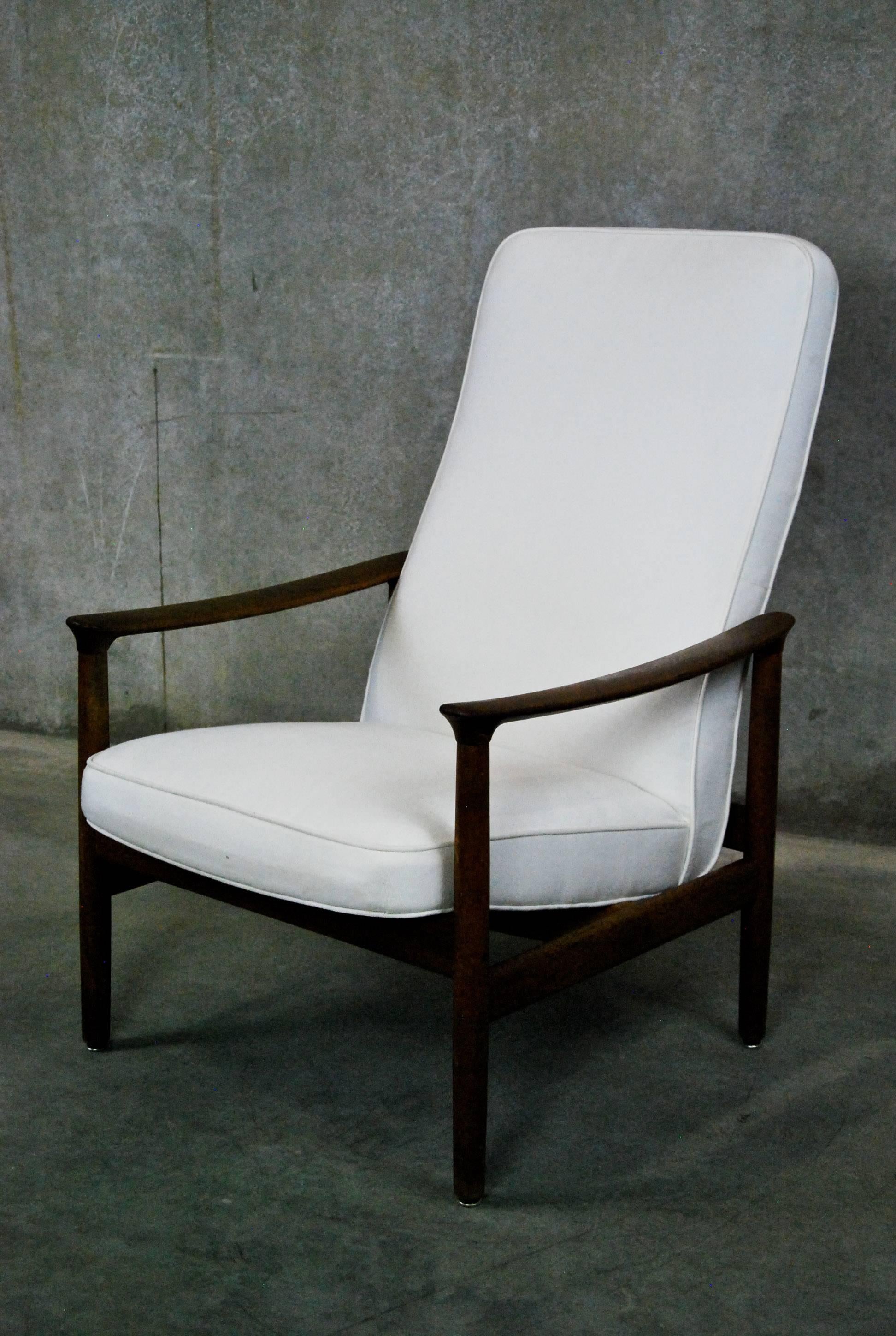 Mid-Century Modern Mcm Alf Svensson Kontur Highback Lounge Chair