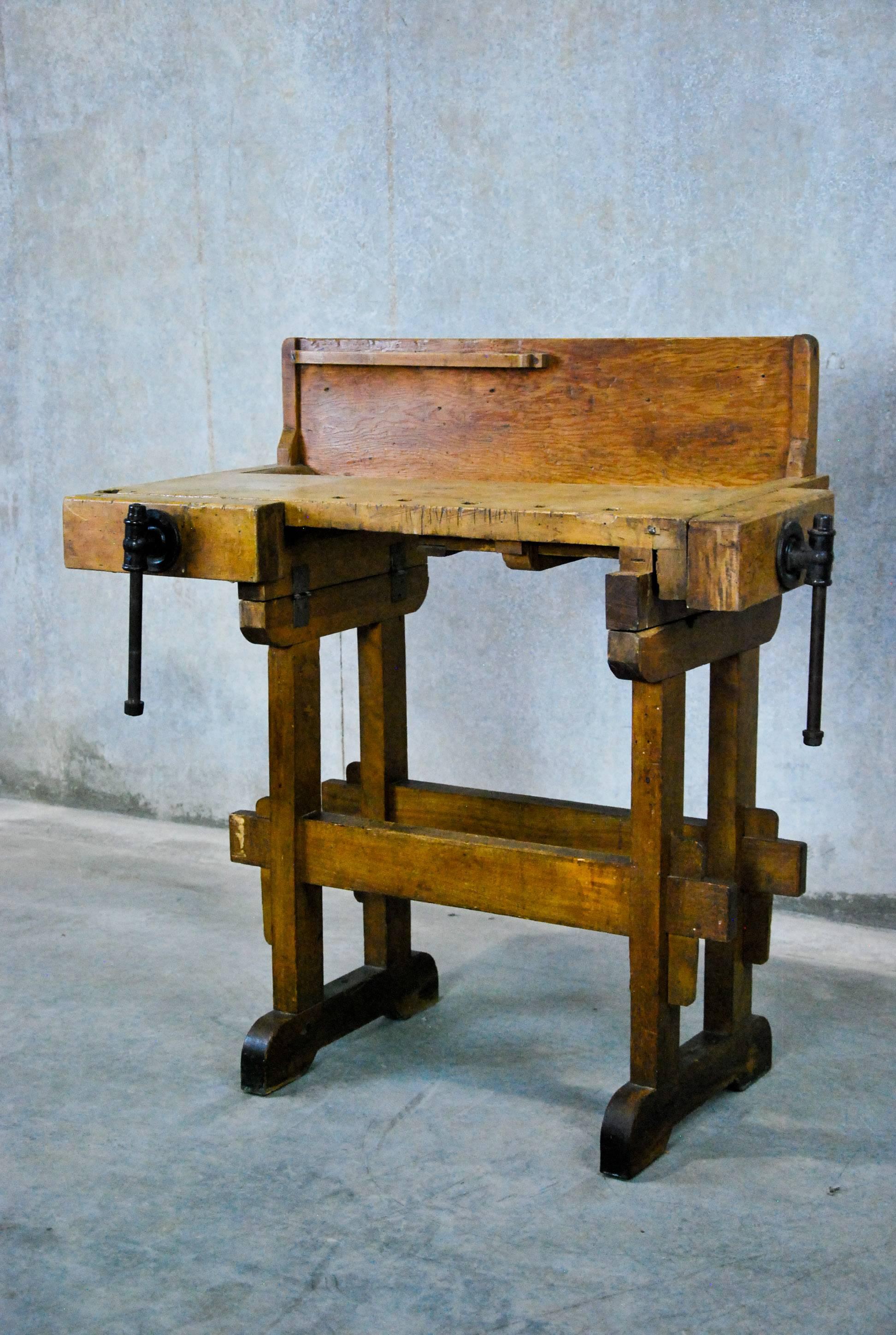 small wood workbench