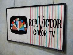 Vintage Wooden RCA Sign