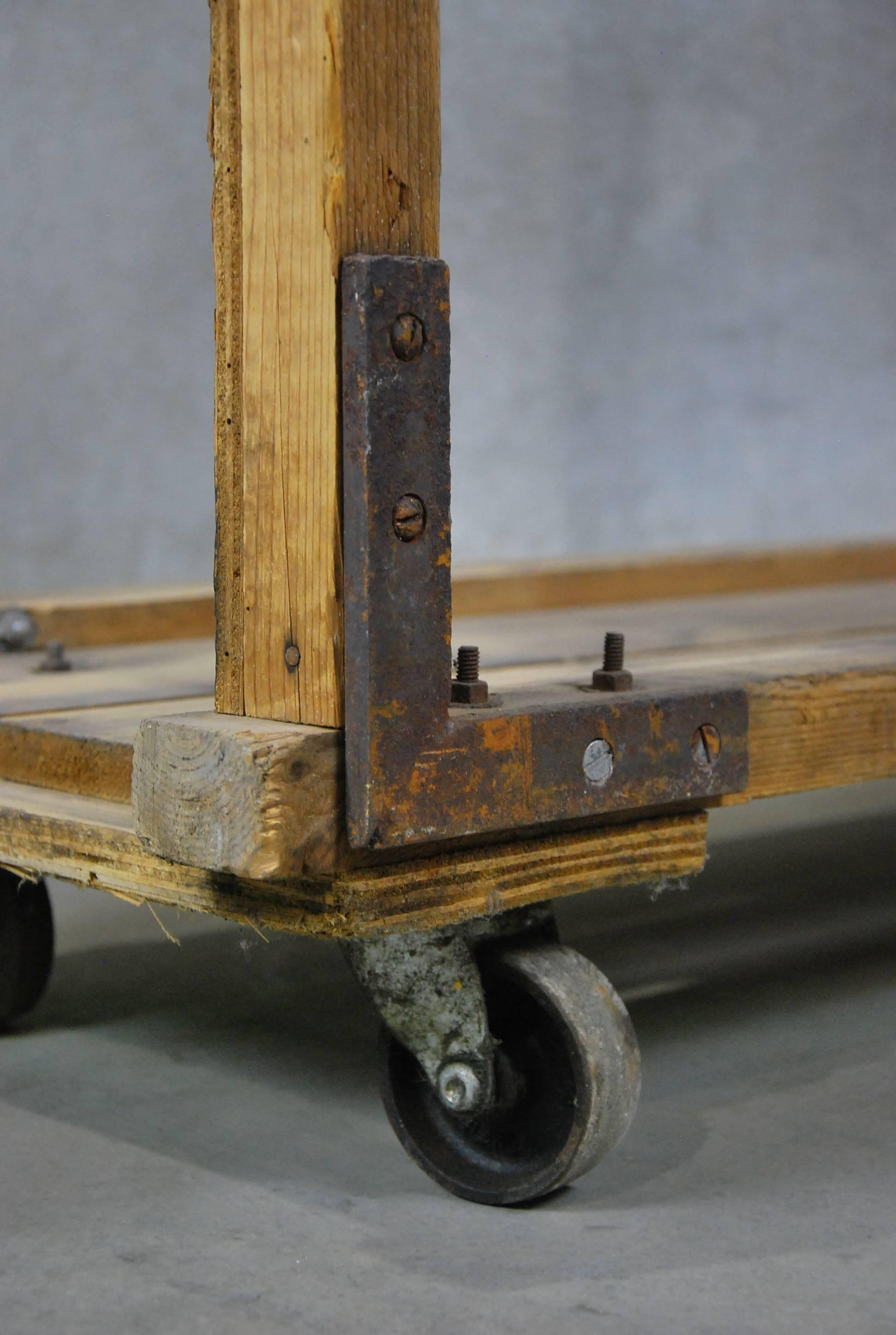 Mid-20th Century 1940 Rolling Bread Rack