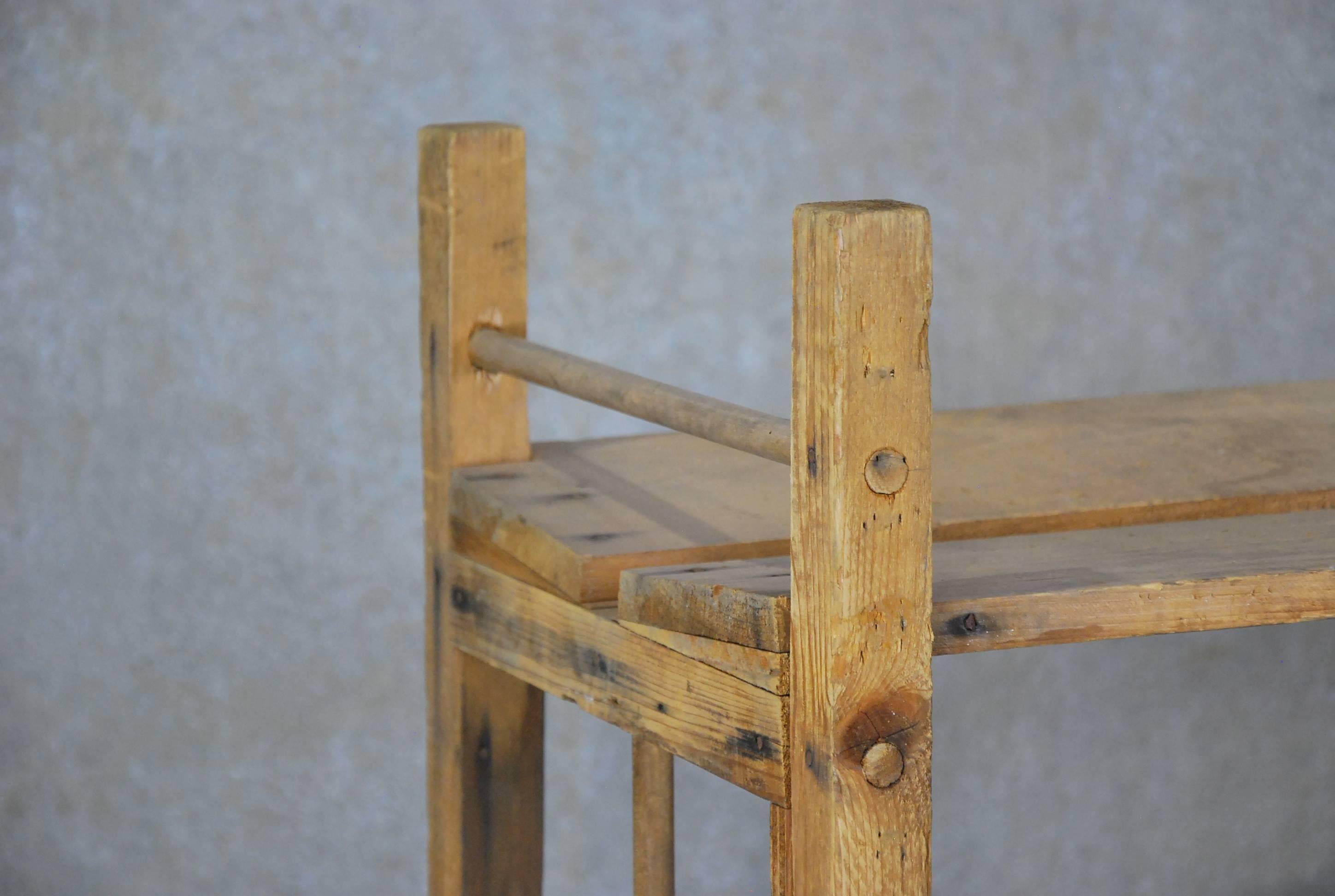 Industrial 1940 Rolling Bread Rack