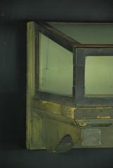 19th Century Brass Wall-Mounted Showcase