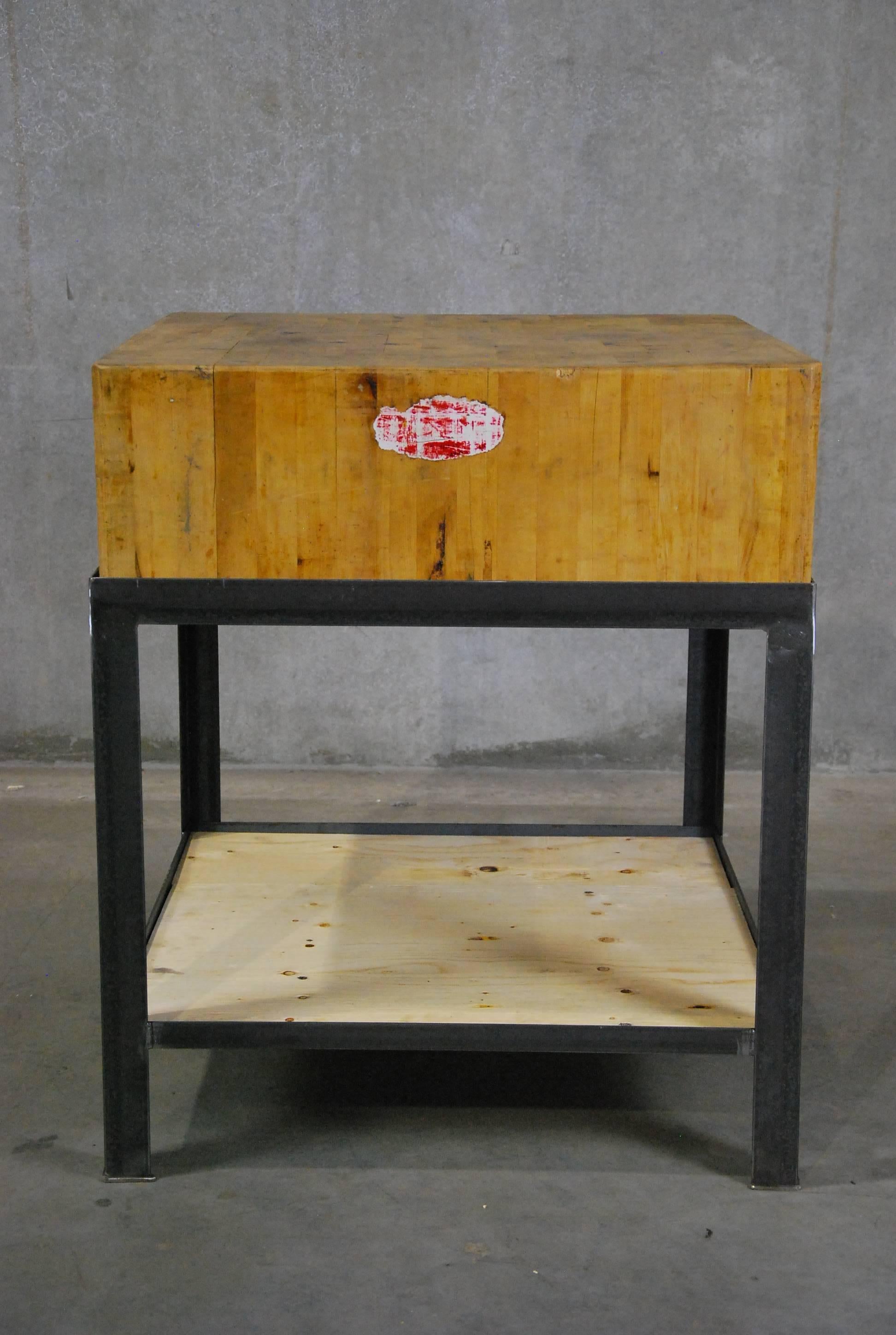 Post-Modern 1940 Maple Kitchen Butcher Block