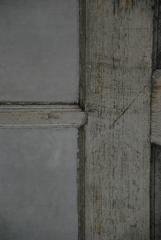 19th Century Wooden Carriage Doors / Track