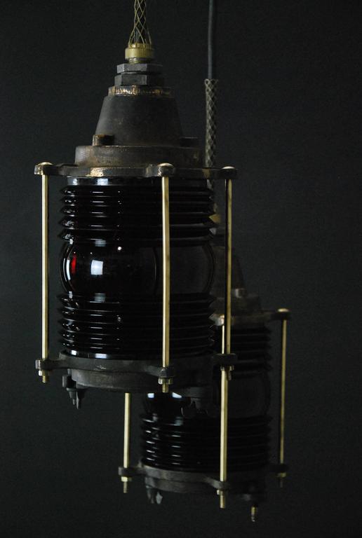 1920 Brass Marine Pendants by Russell and Stoll at 1stDibs russell