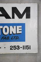 1960 Metal Advertising Sign