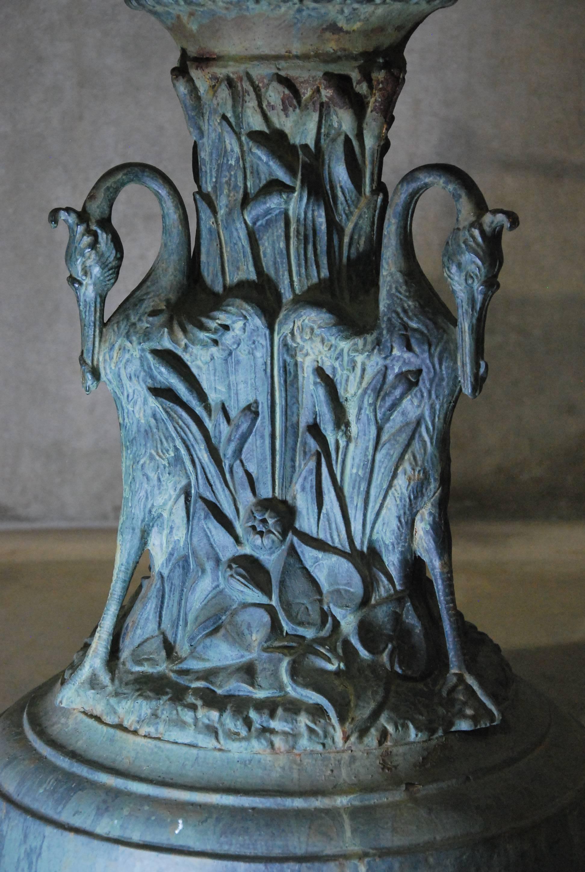 1870s Century Cast Iron Aquarium Fountain by J.L. Mott, NYC 2