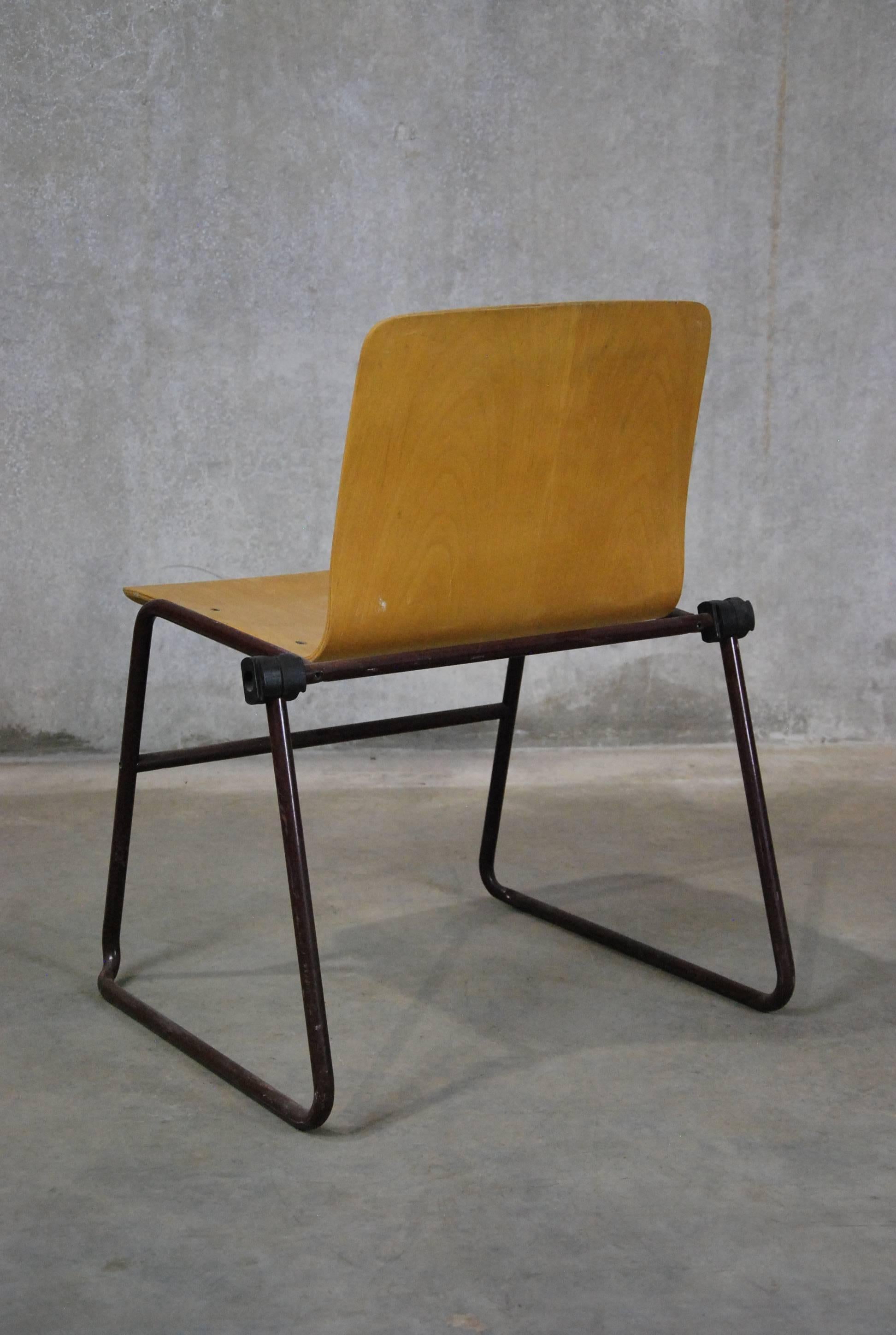 Mid-Century Modern J Hayward Kinetics Modernist-Style Bent Plywood Chairs For Sale