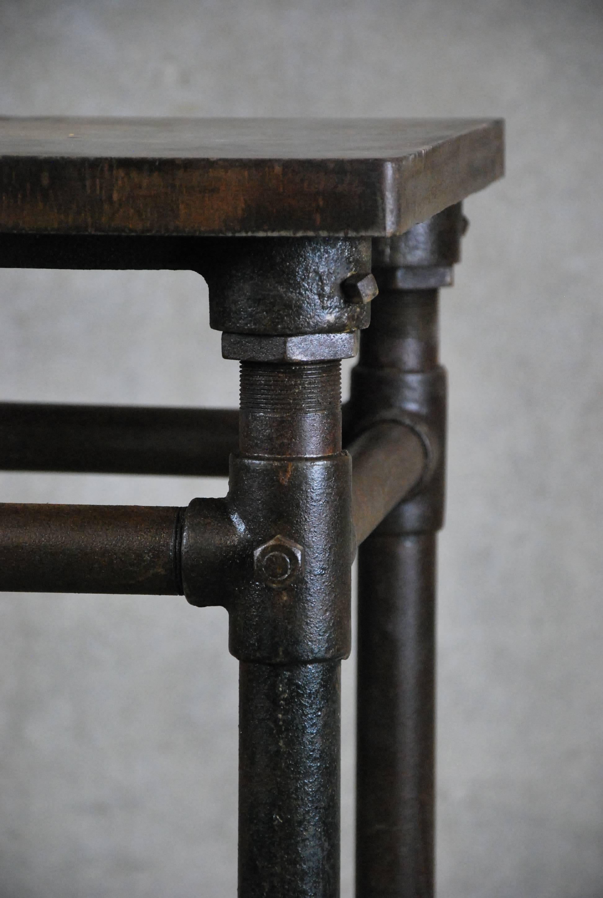 Early 20th Century 1920 Cast Iron Industrial Turtle Table