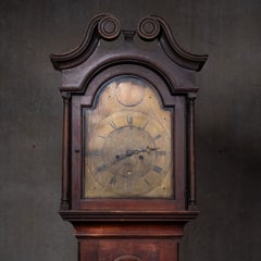 Thomas Crow Wilmington Delaware Chippendale Walnut Tall Case Clock, circa 1780