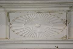 1910 American Federal Style Wood Fireplace Surround