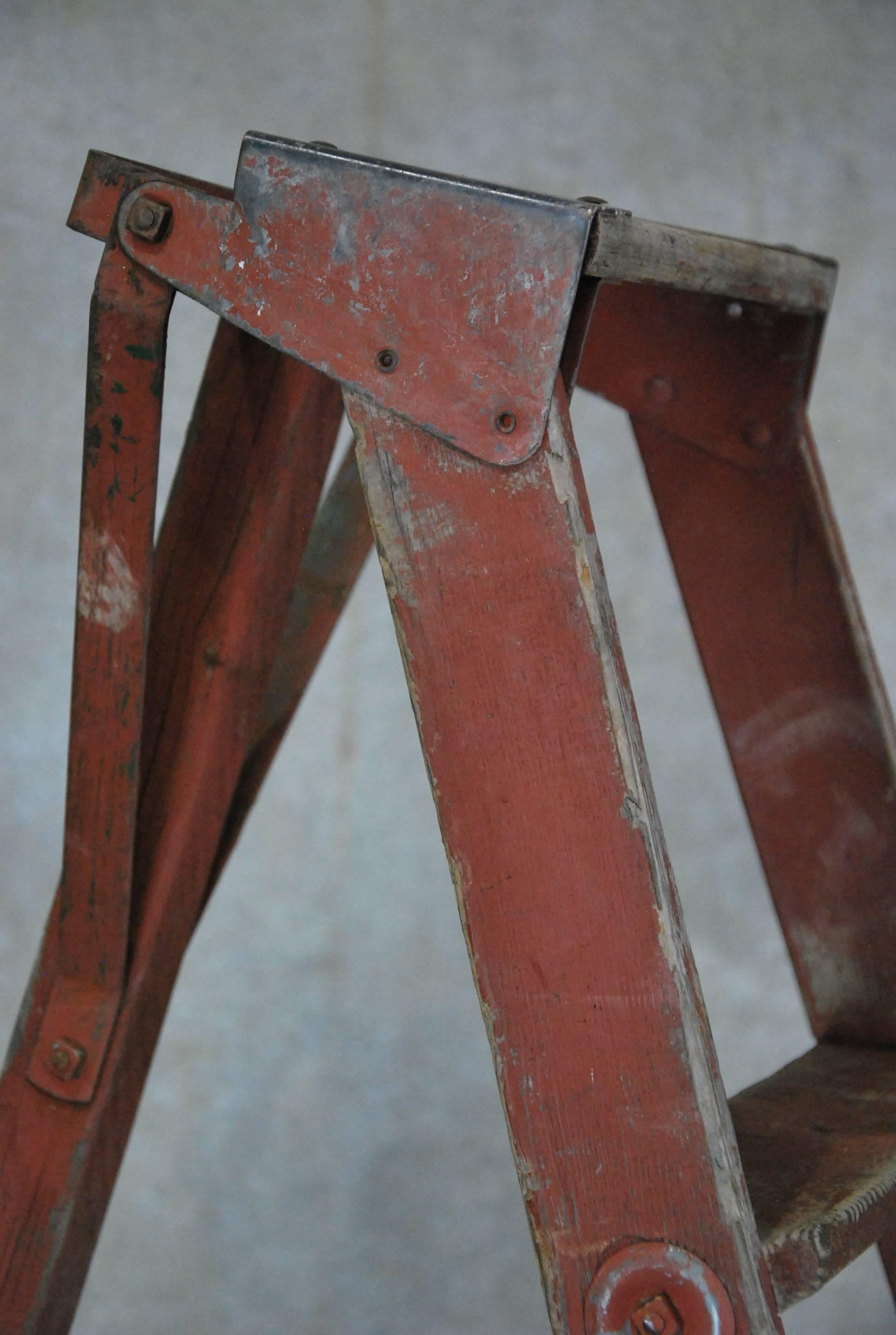 antique orchard ladder